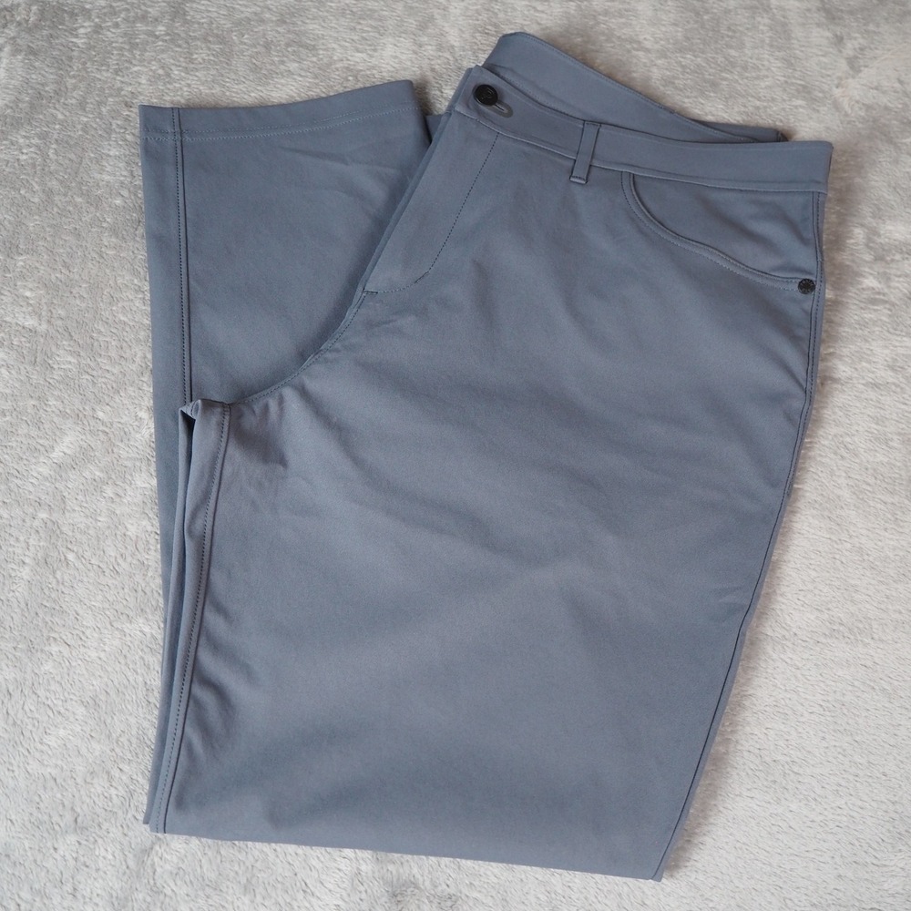 Public Rec Mens Dealbreaker 5-Pocket 38x30 Pants Lightweight Stretch Slate‎ Golf
